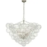 Visual Comfort Talia 46" takkrona silver