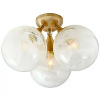Visual Comfort Cristol plafond trippel antik mässing