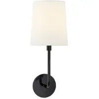 Visual Comfort Go Lightly vägglampa Charcoal/linne