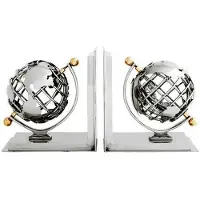 Eichholtz Globe bokstöd nickel set of 2