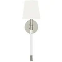 Visual Comfort Hanover vägglampa nickel
