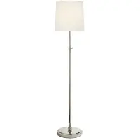 Visual Comfort Bryant Wrapped golvlampa nickel