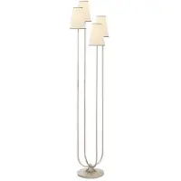 Visual Comfort Montreuil golvlampa silver