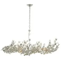 Visual Comfort Farfalle takkrona linjär silver