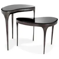 Eichholtz Zena sidobord svart 2-set