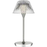 Visual Comfort Blaze 12" bordslampa uppladdningsbar nickel