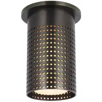 Visual Comfort Precision Short Monopoint plafond brons
