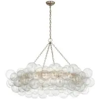 Visual Comfort Talia 54" ring takkrona silver