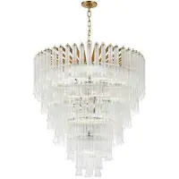 Visual Comfort Lorelei X-Large Waterfall Chandelier Gild