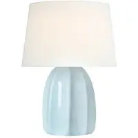 Visual Comfort Melanie 12" portabel bordslampa crackled moonseed