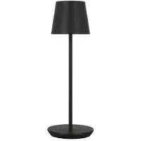 Visual Comfort Nevis bordslampa uppladdningsbar svart