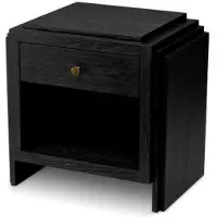 Eichholtz ArtDeco sidobord charcoal grey
