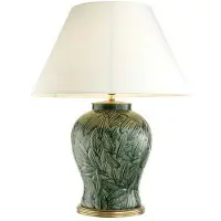 Eichholtz Cyprus bordslampa grön