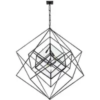Visual Comfort Cubist takkrona svart L