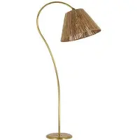 Visual Comfort Dume golvlampa antik mässing