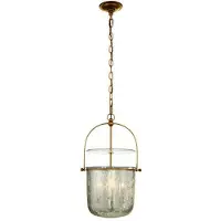 Visual Comfort Lorford Smoke Bell taklampa Gilded Iron