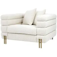 Eichholtz York fåtölj bouclé cream