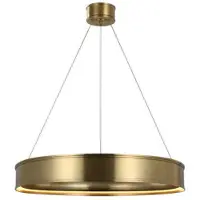 Visual Comfort Connery 30" takkrona antik mässing