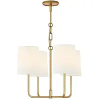Visual Comfort Go Lightly takkrona Gilded/linne S