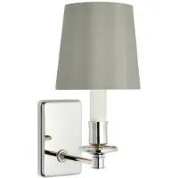 Visual Comfort Tara 12" vägglampa nickel/mist silk