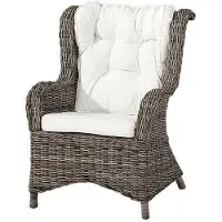 Artwood Wingchair kubu grå inkl dyna