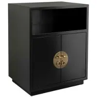 Artwood Macao sängbord svart