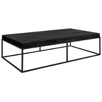 Artwood Carlisle soffbord svart 140x80cm