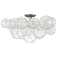 Visual Comfort Talia 25" plafond silver