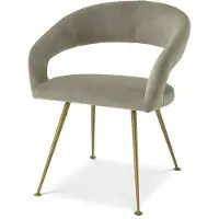 Eichholtz Bravo matstol savona greige velvet
