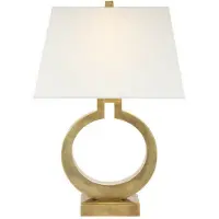 Visual Comfort Ring Form bordslampa antik mässing