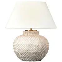 Visual Comfort Avedon 11" portabel bordslampa vit
