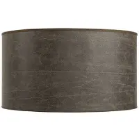 Artwood Cylinder lampskärm leather pale brown