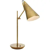 Visual Comfort Clemente bordslampa antik mässing