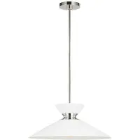 Visual Comfort Heath Wide takpendel nickel