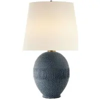 Visual Comfort Toulon bordslampa Beaded Blue