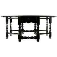 Newport Balmoral matbord estate black