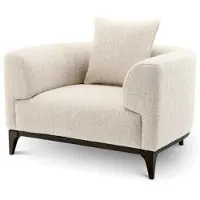 Eichholtz Brannan fåtölj bouclé chalk white