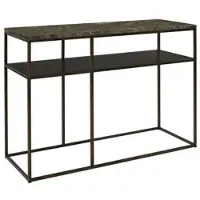 Artwood Scala Marble konsolbord dark brown / bronze