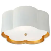 Visual Comfort Bryce plafond vit/guld M