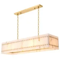 Eichholtz Ruby taklampa alabaster mässing