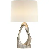 Visual Comfort Cannes bordslampa silver
