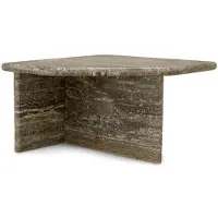 Eichholtz Ciro soffbord silver travertine