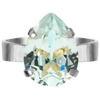 Caroline Svedbom Mini Drop ring rhodium light azore