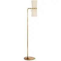 Visual Comfort Clarkson golvlampa antik mässing