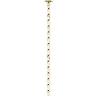 Visual Comfort Collier alabaster 48 takpendel antik mässing 3000k