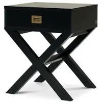Newport Ashley sidobord modern black