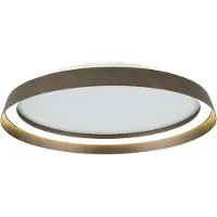 Orion LED taklampa Manta, dimbar, Brun / mässing, Vardagsrum / matsal, Aluminium / grå / zink, Modern, LED-taklampa