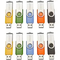 Intenso Basic Line, 16 GB, USB Type-A, 2.0, Sväng, 13 g, Svart, Blå, Grön, Orange, Gul