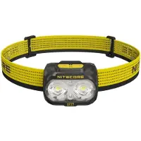 Nitecore UT27 MCT, Pannbandsficklampa, Svart, Gul, Knappar, Energiljus, 1 m, IP66