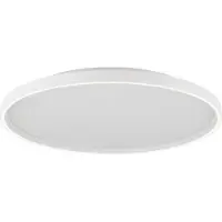 Orion Taklampa MASCA, dimbar, Vitt / opal, Vardagsrum / matsal, Aluminium / grå / zink, Modern, Taklampa